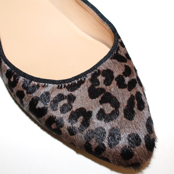 Talbots Leopard Print Ballet Flats in Calf Hair - Picture 8 of 14